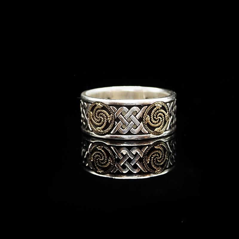 WorldNorse 925 Sterling Silver Norse Dragon Ring