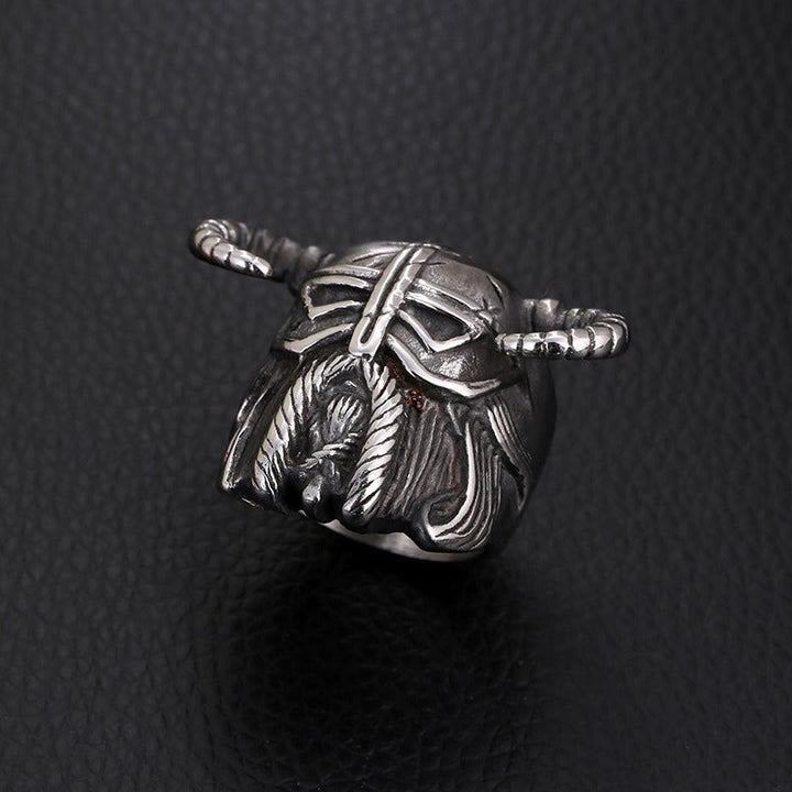 WorldNorse Vikings Helmet Warrior Ring