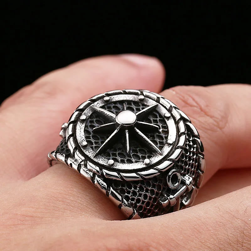 WorldNorse Anchor Aweigh Lighthouse Ship Ring - image 1