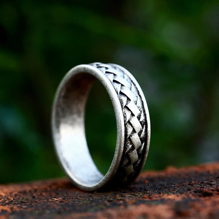 WorldNorse Viking Vintage Braid Ring - image 3