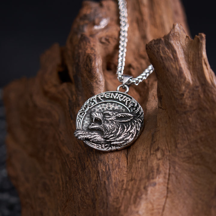 WorldNorse Fenrir Of Wolf And Helm Of Awe Necklace - image 15