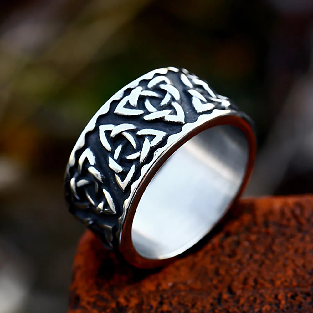 WorldNorse Viking Triquetra Knot Ring - image 2
