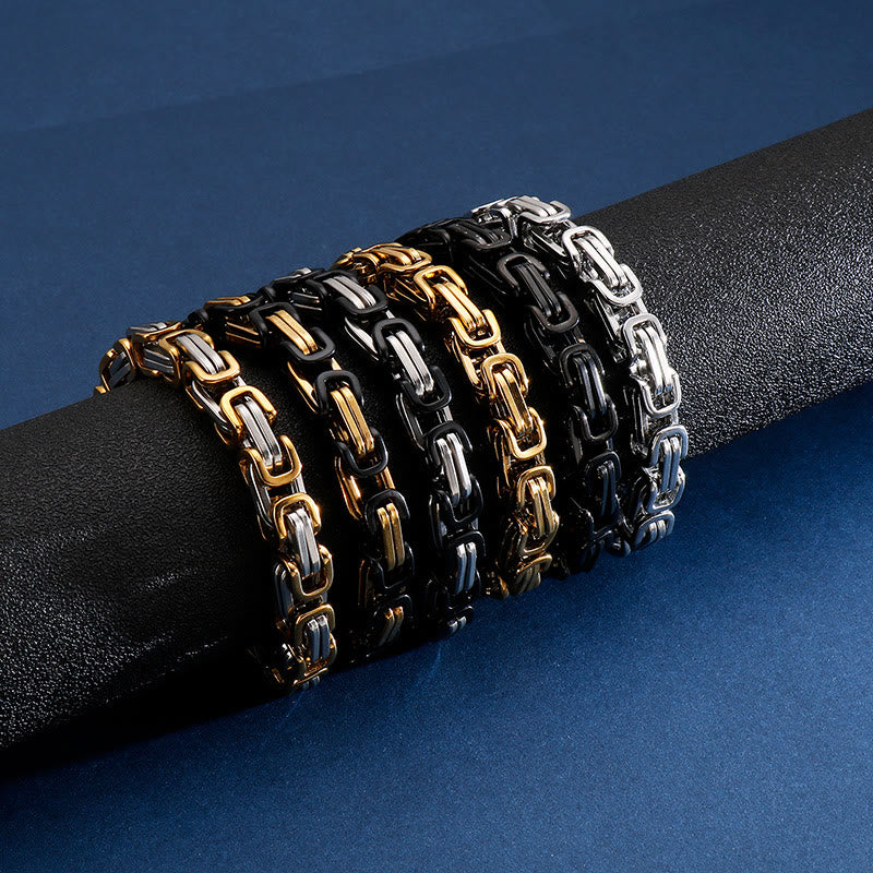 WorldNorse Multi-Size Titanium Steel Link Bracelet - image 23