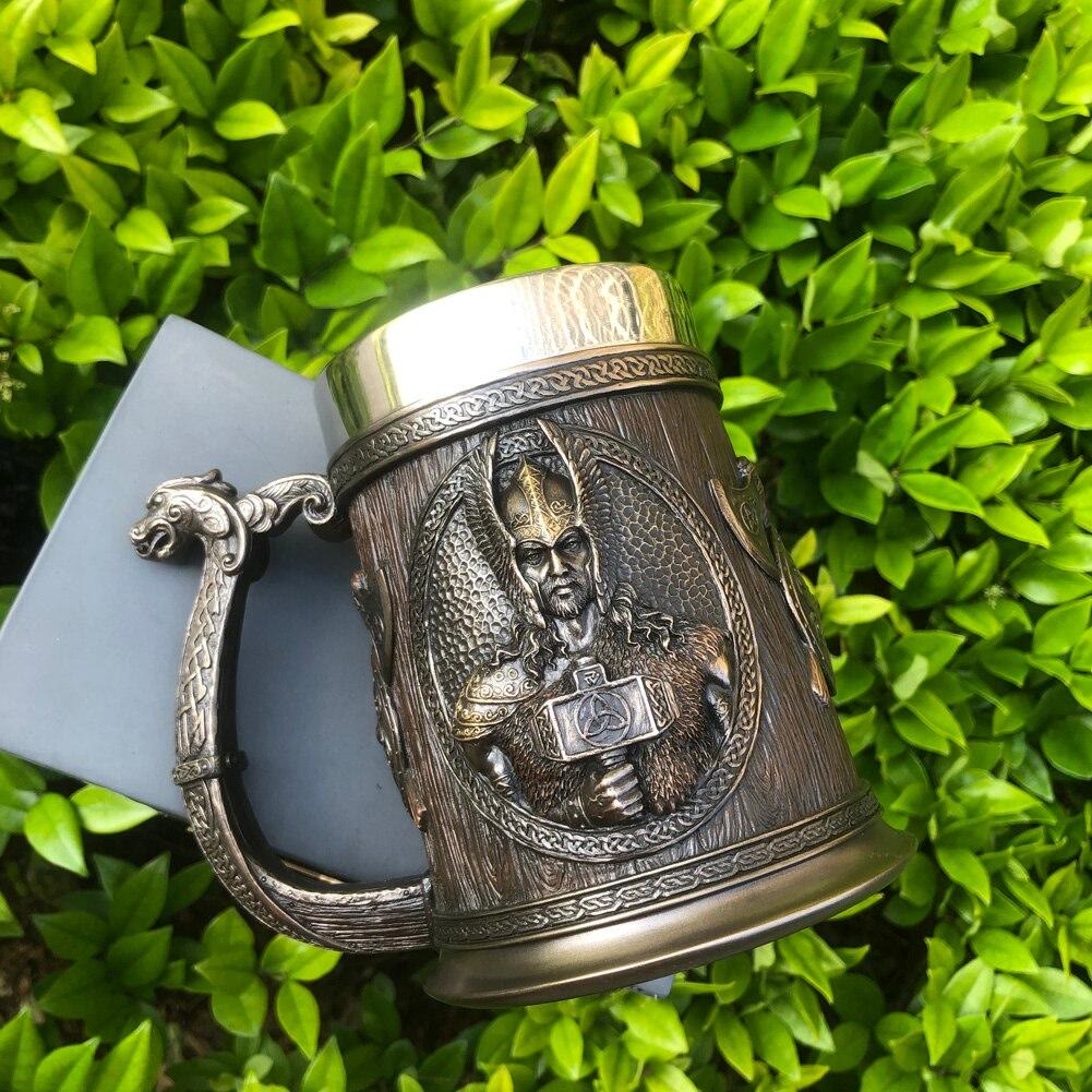 WorldNorse Viking Thor And Odin Beer Mug