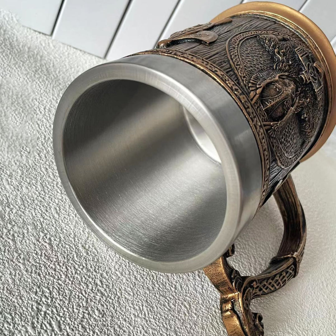 WorldNorse Viking Thor And Odin Beer Mug - image 3
