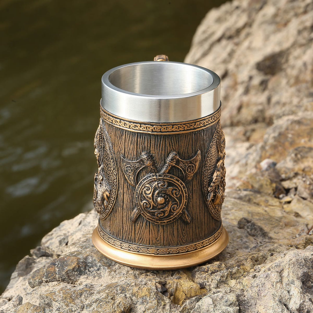 WorldNorse Viking Thor And Odin Beer Mug