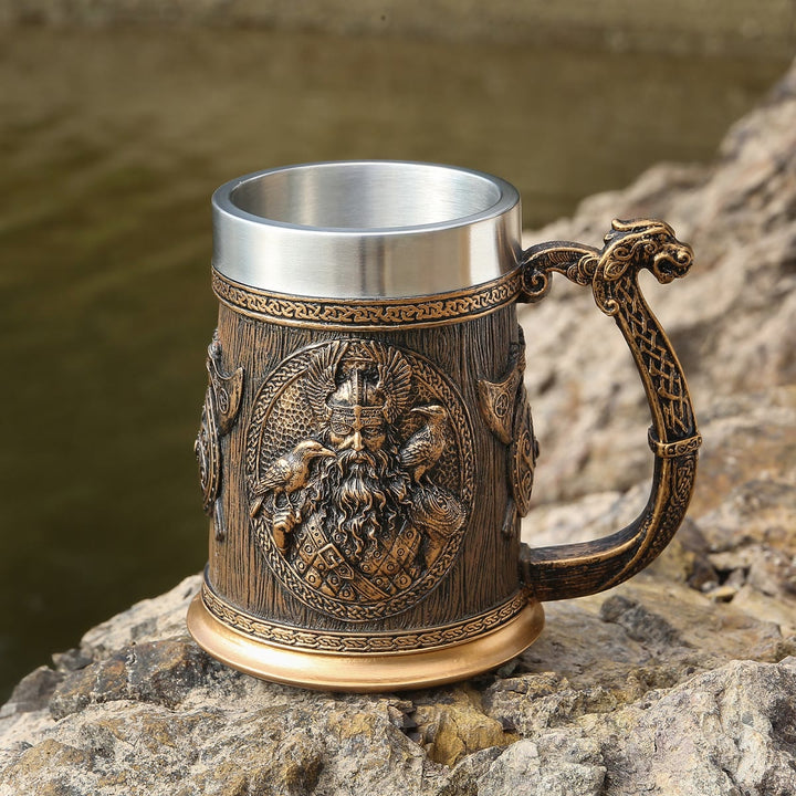 WorldNorse Viking Thor And Odin Beer Mug - Cup - image 0