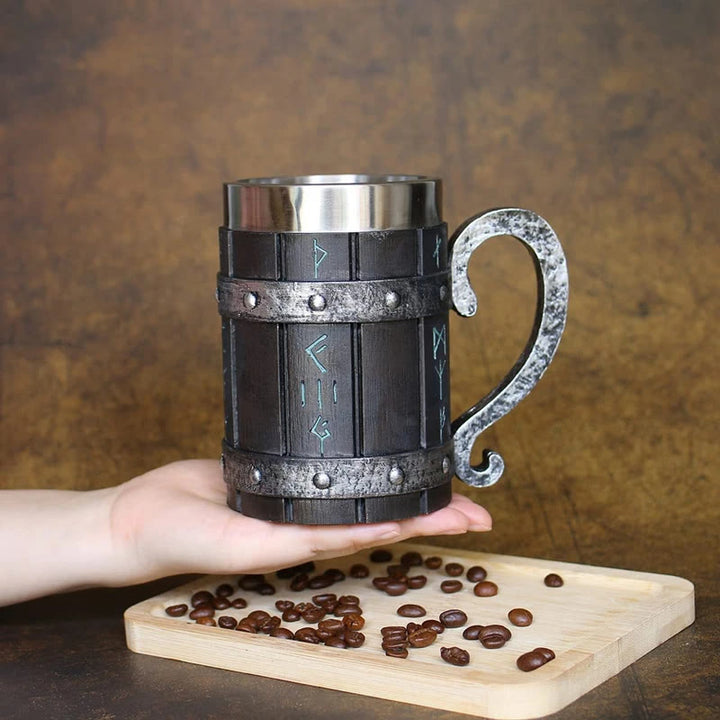 WorldNorse Runes Tankard Drinking Mug