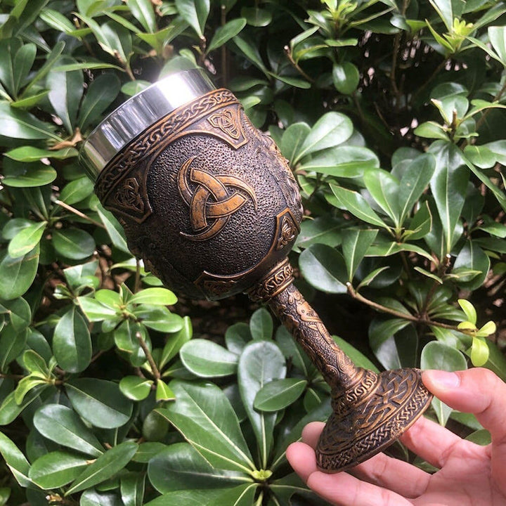 WorldNorse Odin's Triple Horn Goblet