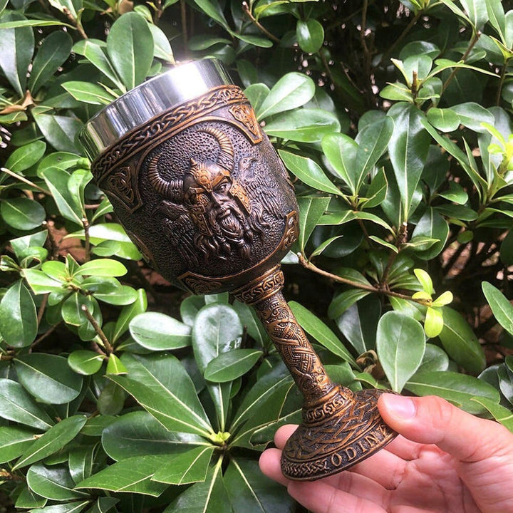 WorldNorse Odin's Triple Horn Goblet