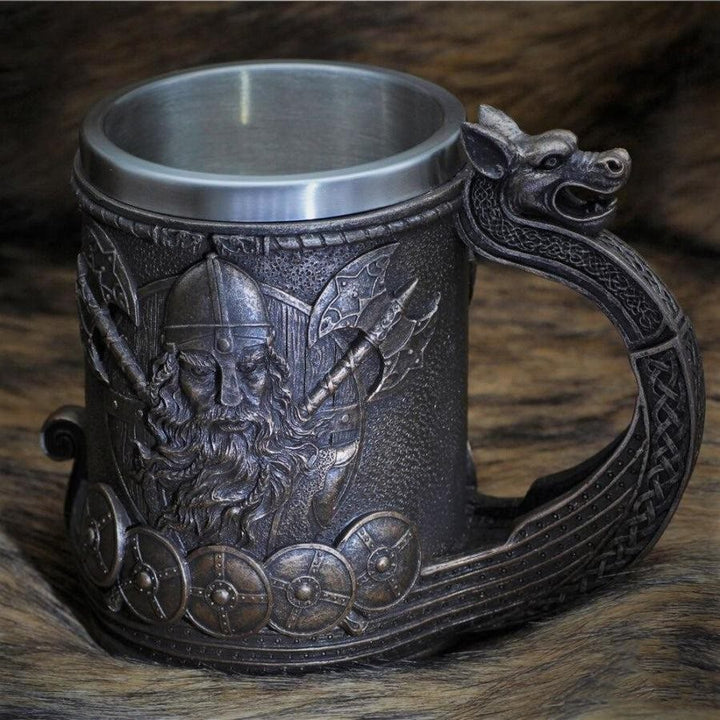 WorldNorse Viking Dragon Ship Drakkar Mug