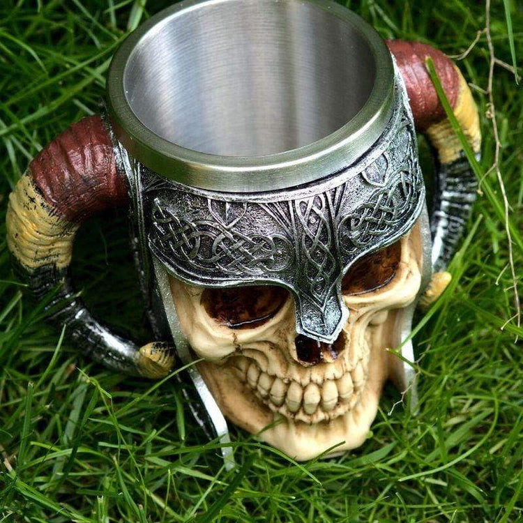 WorldNorse Skull And Crossbones Beer Mug