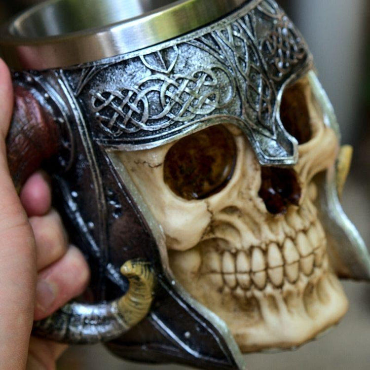 WorldNorse Skull And Crossbones Beer Mug