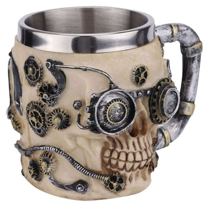 WorldNorse Steampunk Styler Skull Mug