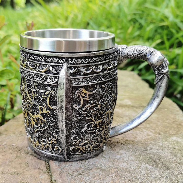 WorldNorse Viking Skull Beer Mug