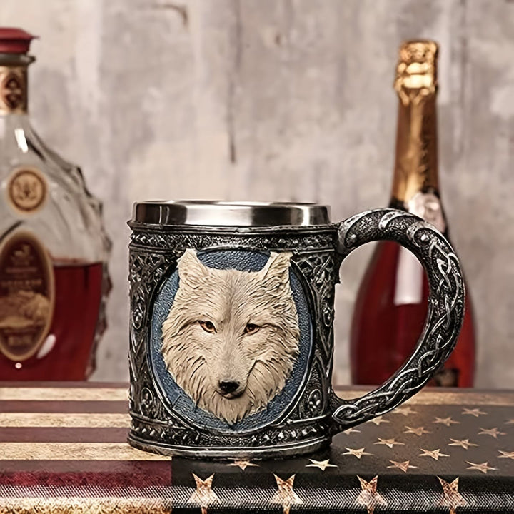 WorldNorse Wolf Celtic Tribal Mug