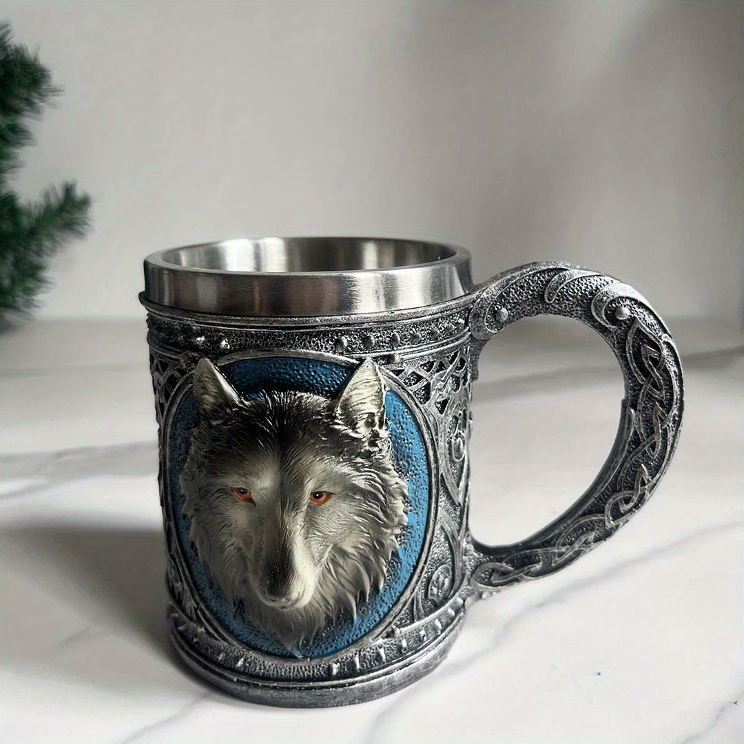 WorldNorse Wolf Celtic Tribal Mug