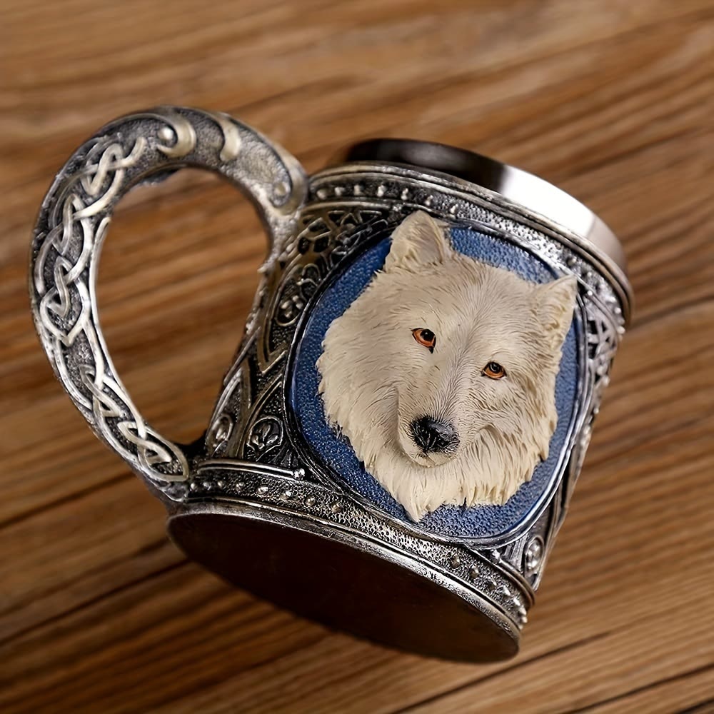 WorldNorse Wolf Celtic Tribal Mug