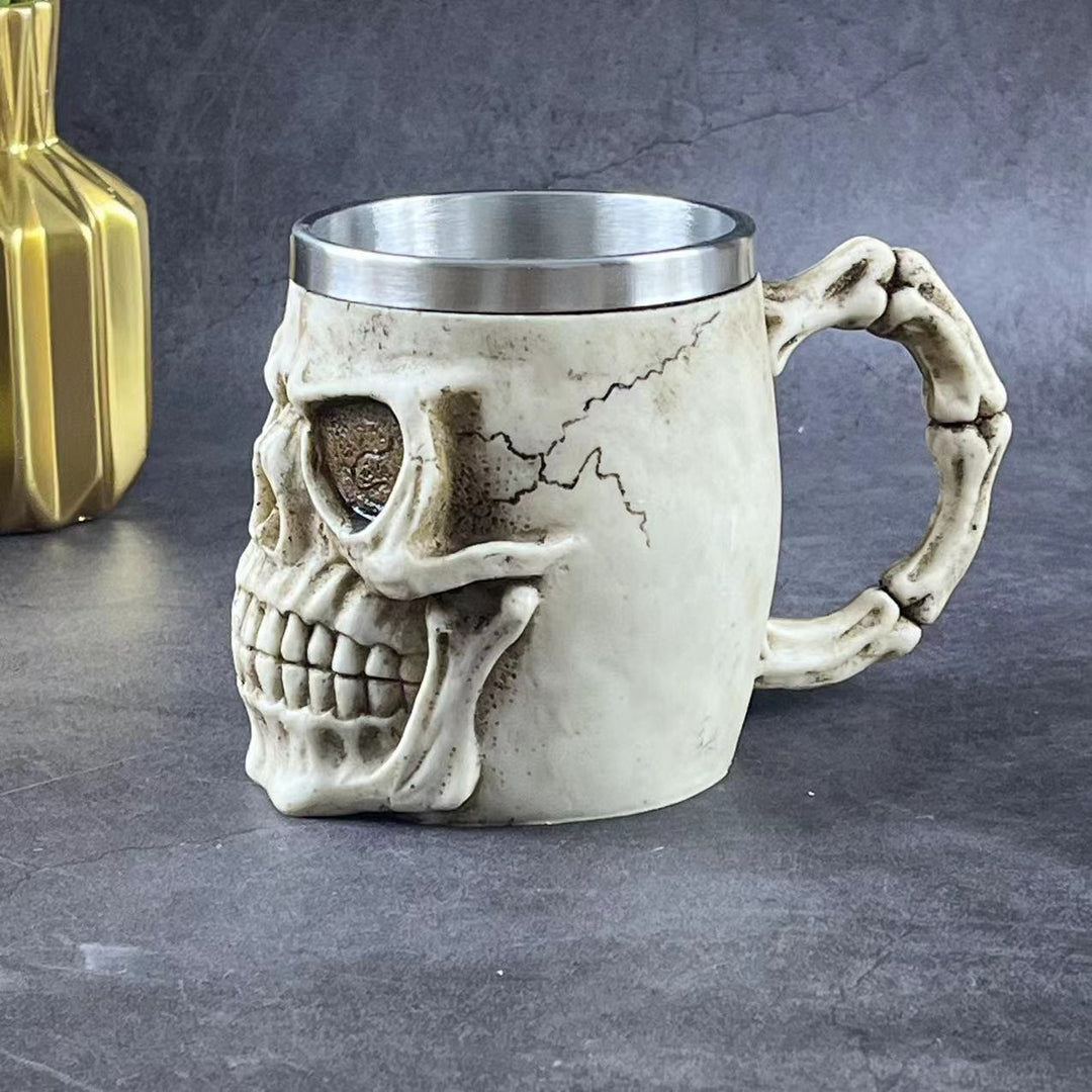 WorldNorse Stainless Steel Skull Mug Goblet