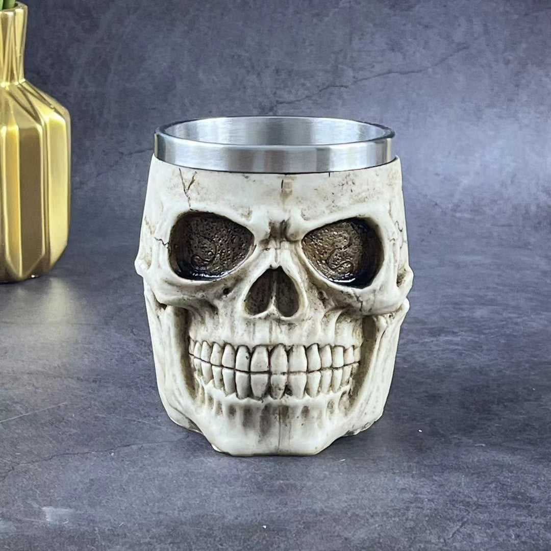 WorldNorse Stainless Steel Skull Mug Goblet