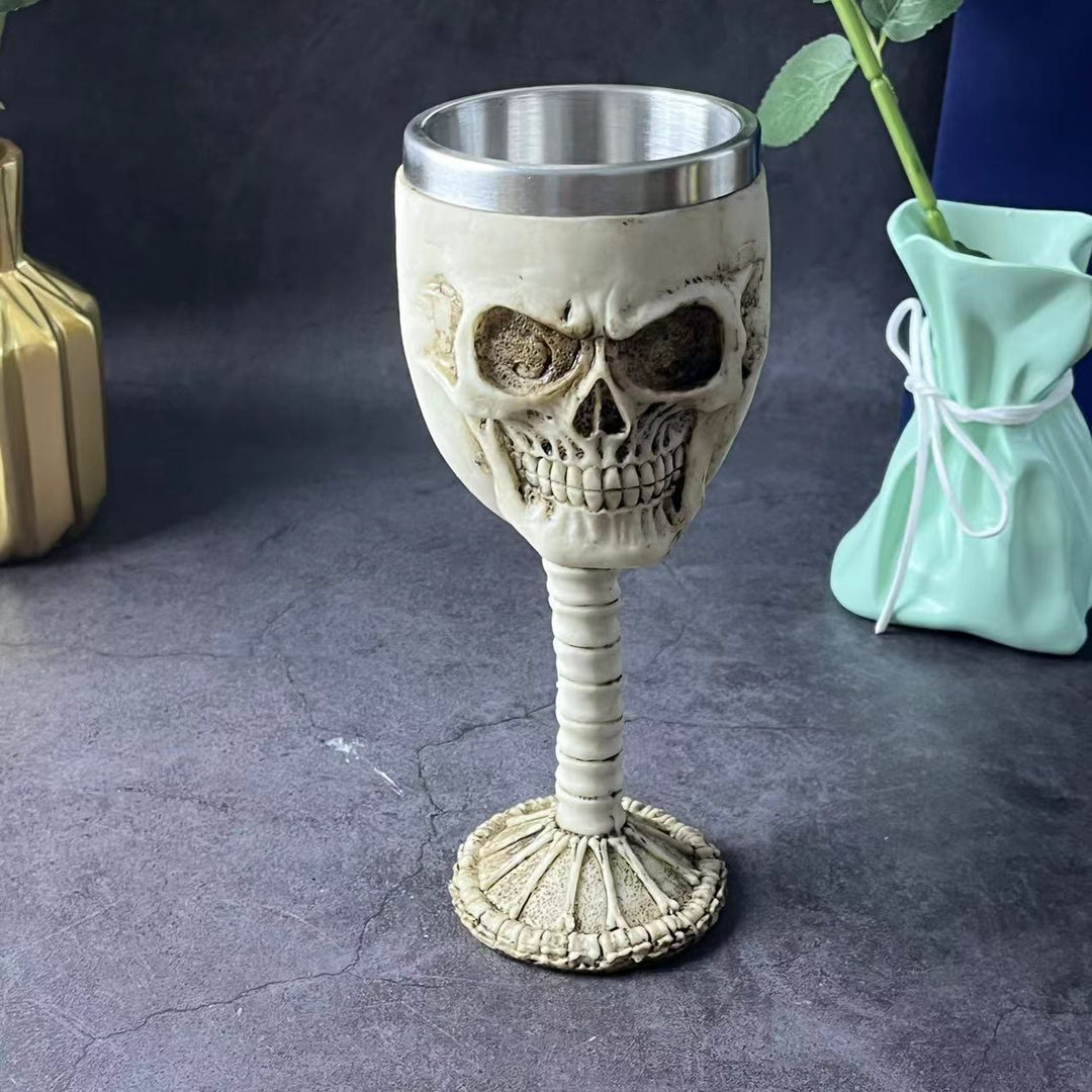 WorldNorse Stainless Steel Skull Mug Goblet