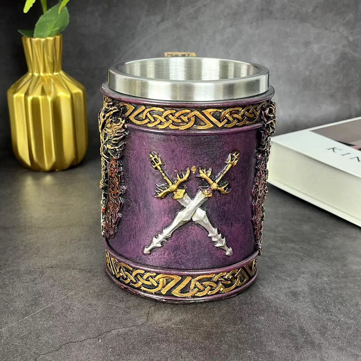 WorldNorse Dragon Flame Blade Mug