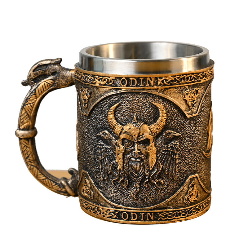 WorldNorse Odin Celtic God Warrior Mug