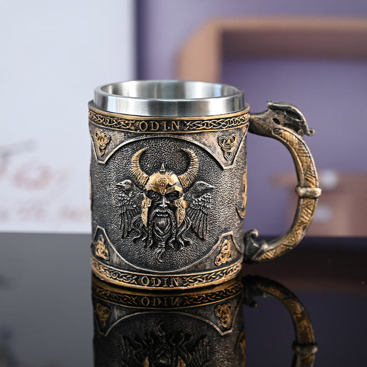 WorldNorse Odin Celtic God Warrior Mug