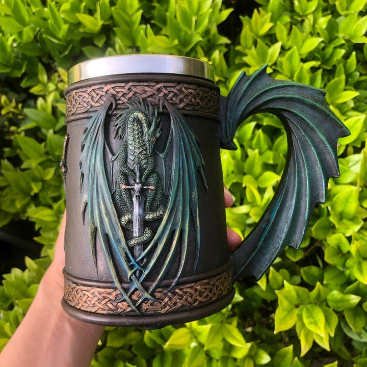 WorldNorse Viking Sword Dragon Mug