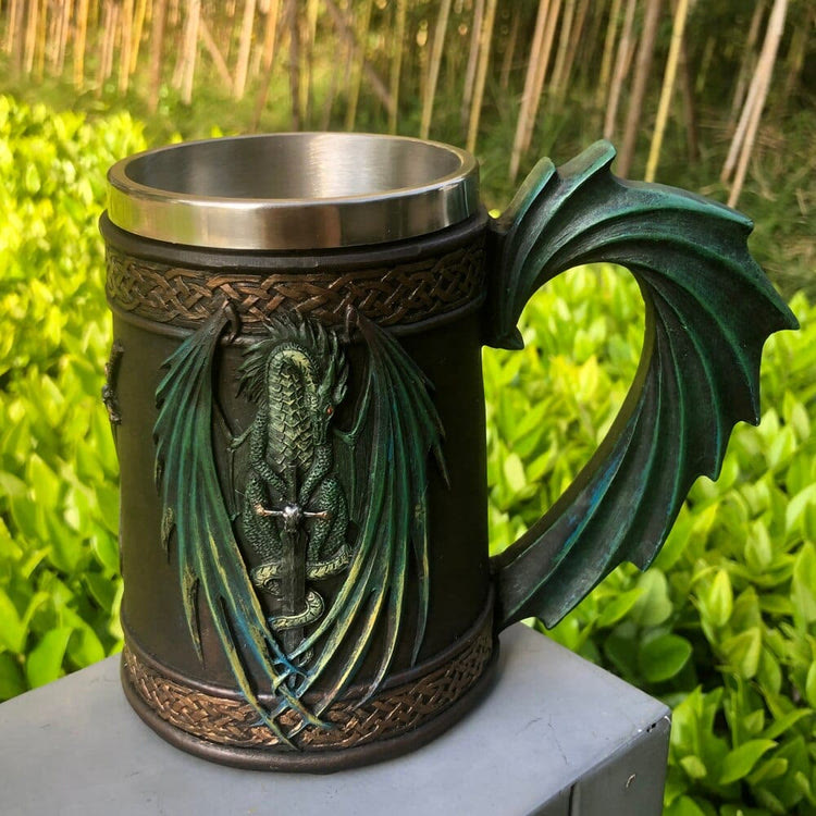 WorldNorse Viking Sword Dragon Mug