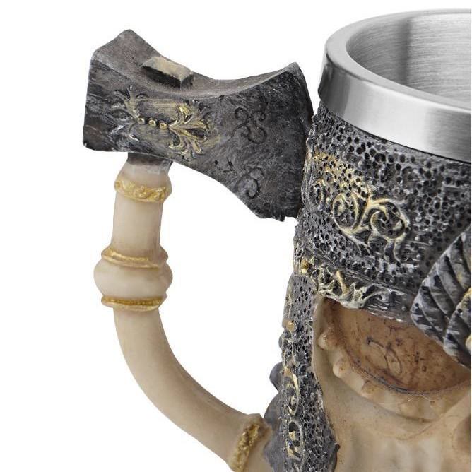 WorldNorse Viking Skull Warrior Mug