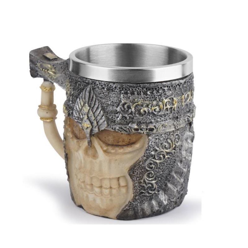 WorldNorse Viking Skull Warrior Mug