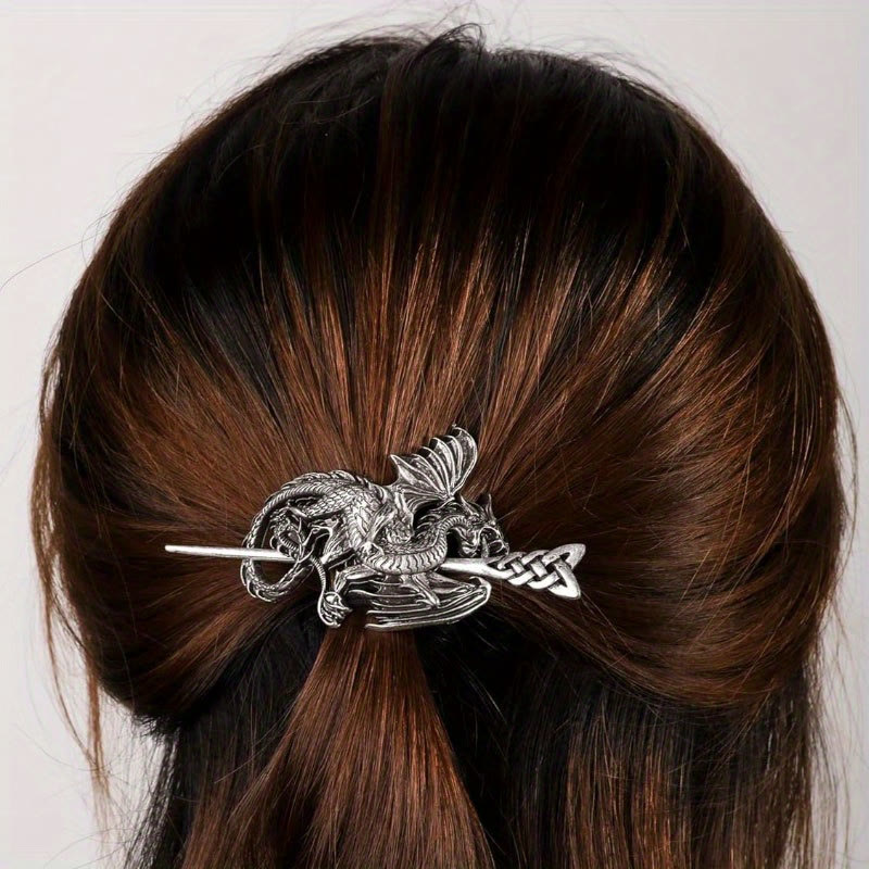 WorldNorse Viking Flying Dragon Hairpin