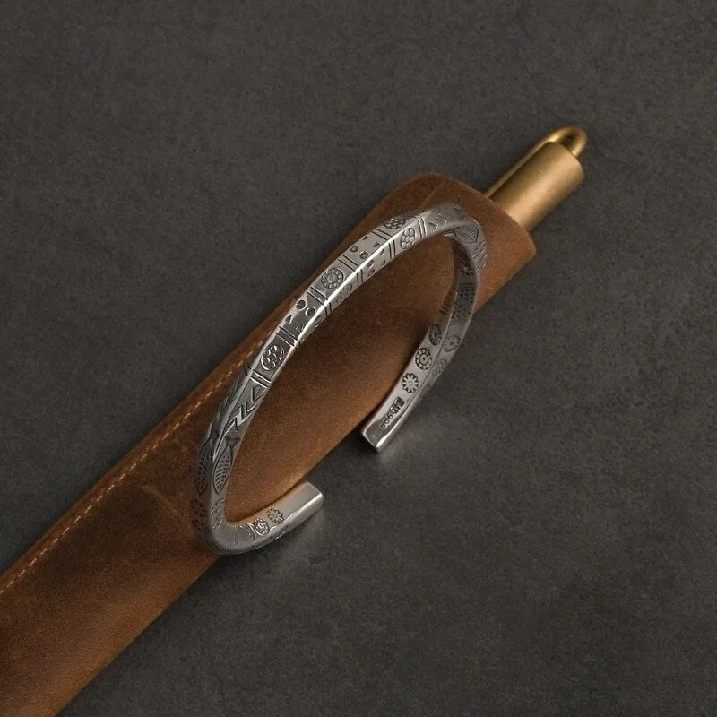 WorldNorse Nordic Silver Viking Bracelet - image 7