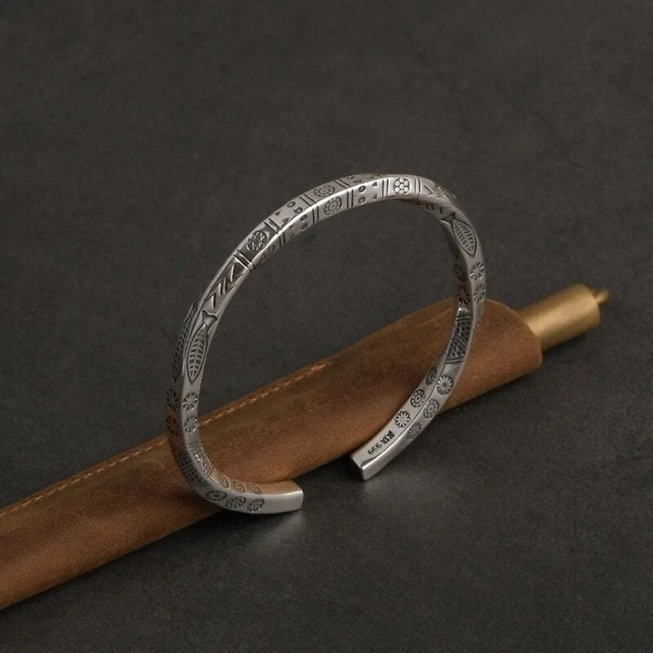 WorldNorse Nordic Silver Viking Bracelet - image 6