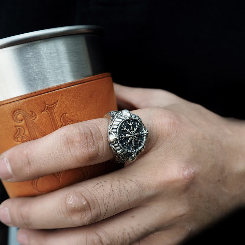 WorldNorse Helm Of Awe Mythology Ring - image 2