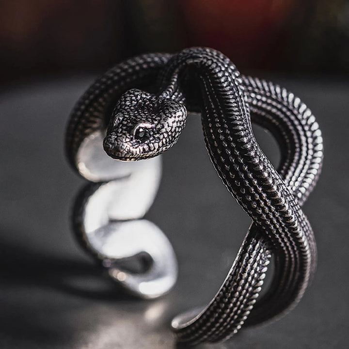 WorldNorse Unleash Your Fierce Side Twisted Viper Ring - image 3
