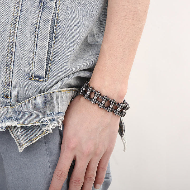 WorldNorse Moto Chain Bike Bracelet