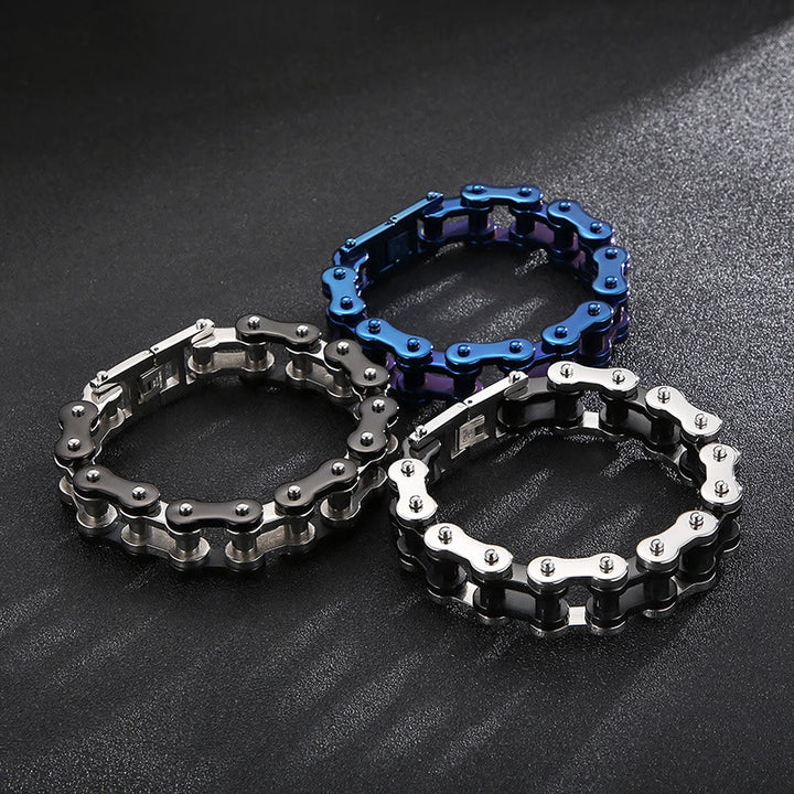 WorldNorse Moto Chain Bike Bracelet