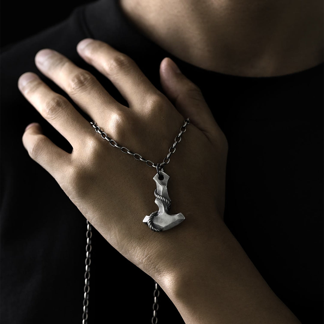 WorldNorse 999 Sterling Silver Anchor Necklace - image 7