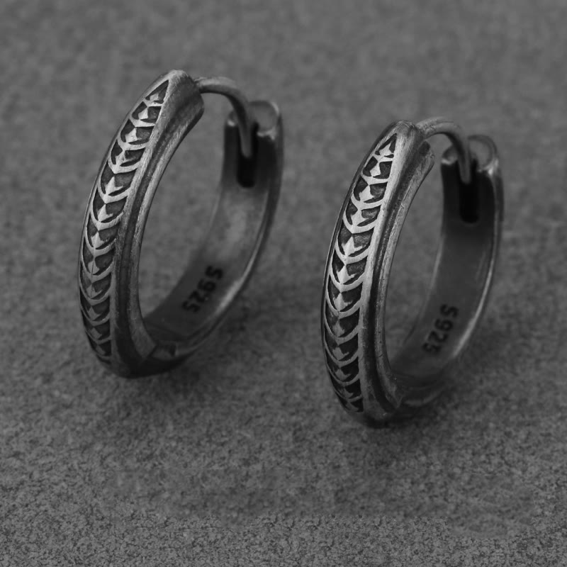 WorldNorse Handcrafted 925 Silver Dragon Scale Earrings - image 6