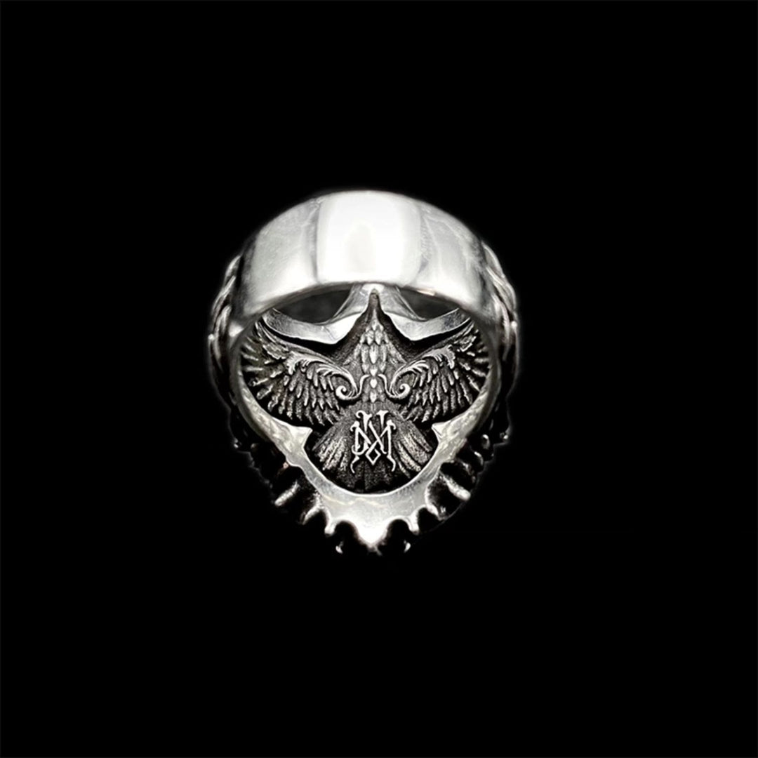 WorldNorse Handcrafted 925 Silver Raven Ring - image 5