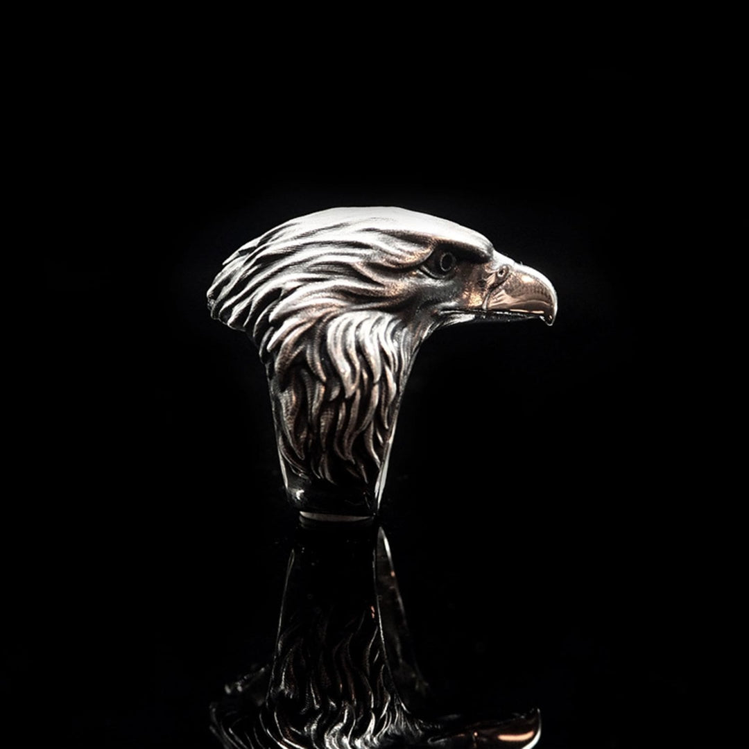 WorldNorse Handcrafted 925 Silver Raven Ring - image 4