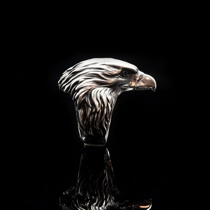 WorldNorse Handcrafted 925 Silver Raven Ring - image 4