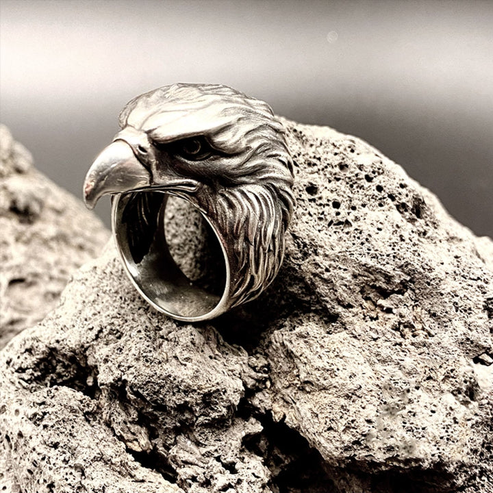 WorldNorse 925 Sterling Silver Raven Ring