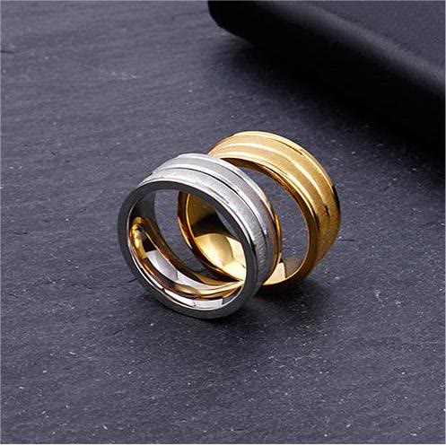 WorldNorse Titanium Steel Brushed Ring