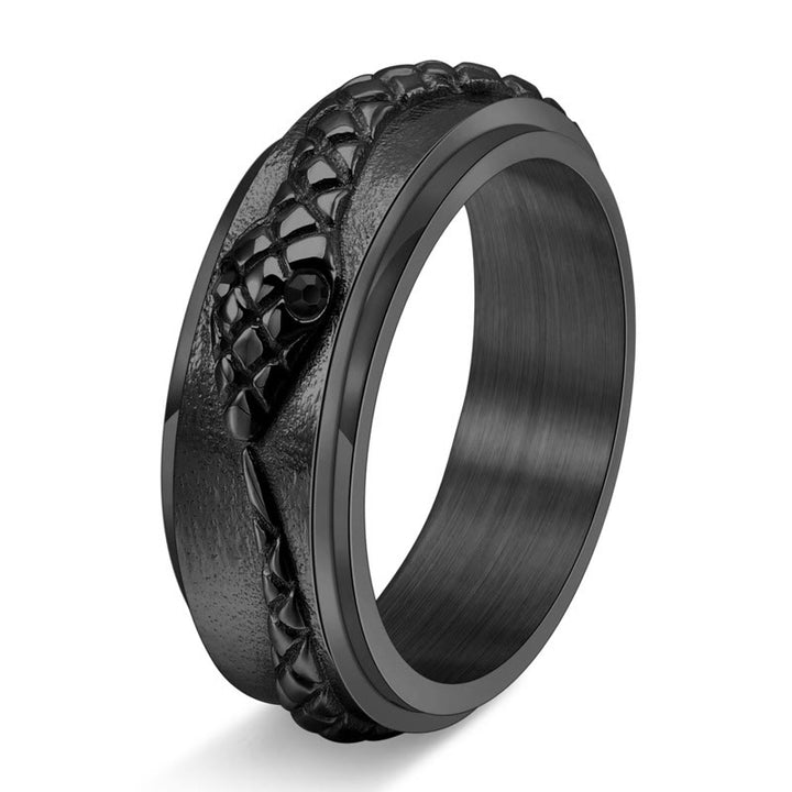 WorldNorse Snake Rotatable Ring