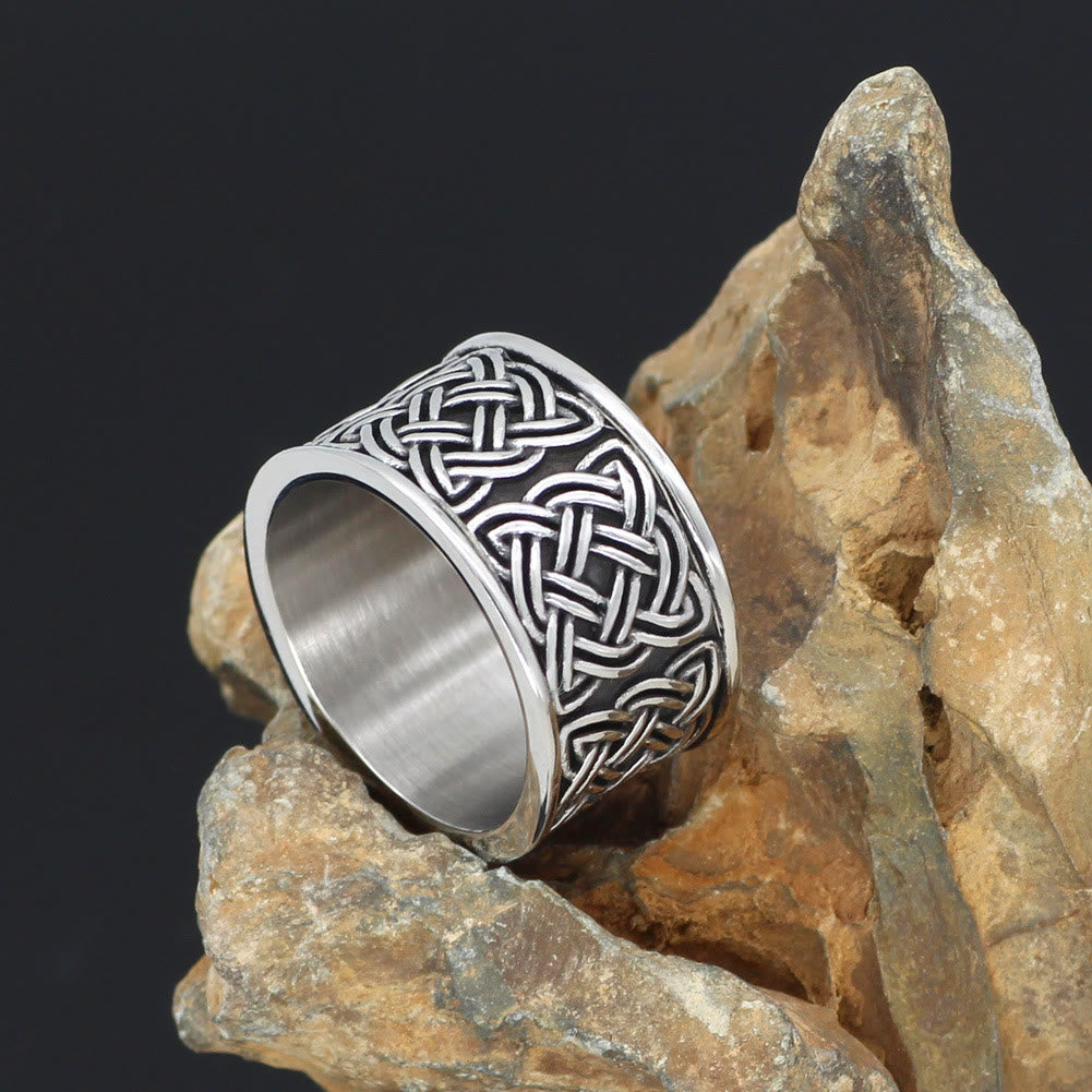 WorldNorse Viking Celtic Open Mouth Fierce Wolf Ring