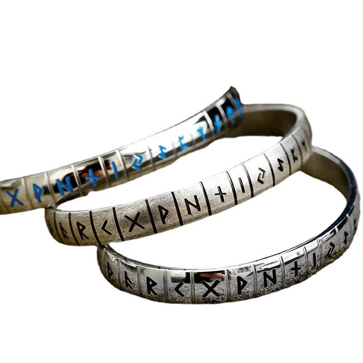 WorldNorse Runes Viking Bangle Bracelet