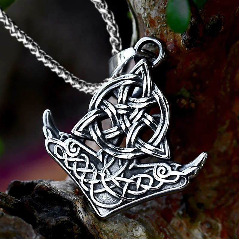 WorldNorse Celtic Knot Anchor Necklace - Necklace - image 0